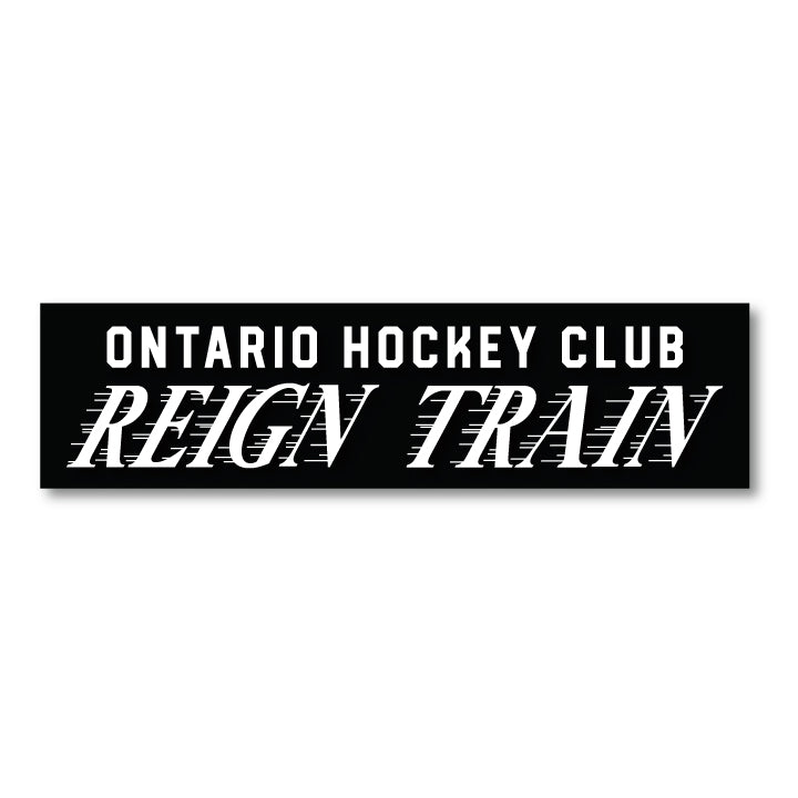 Reign Train Bumper Sticker