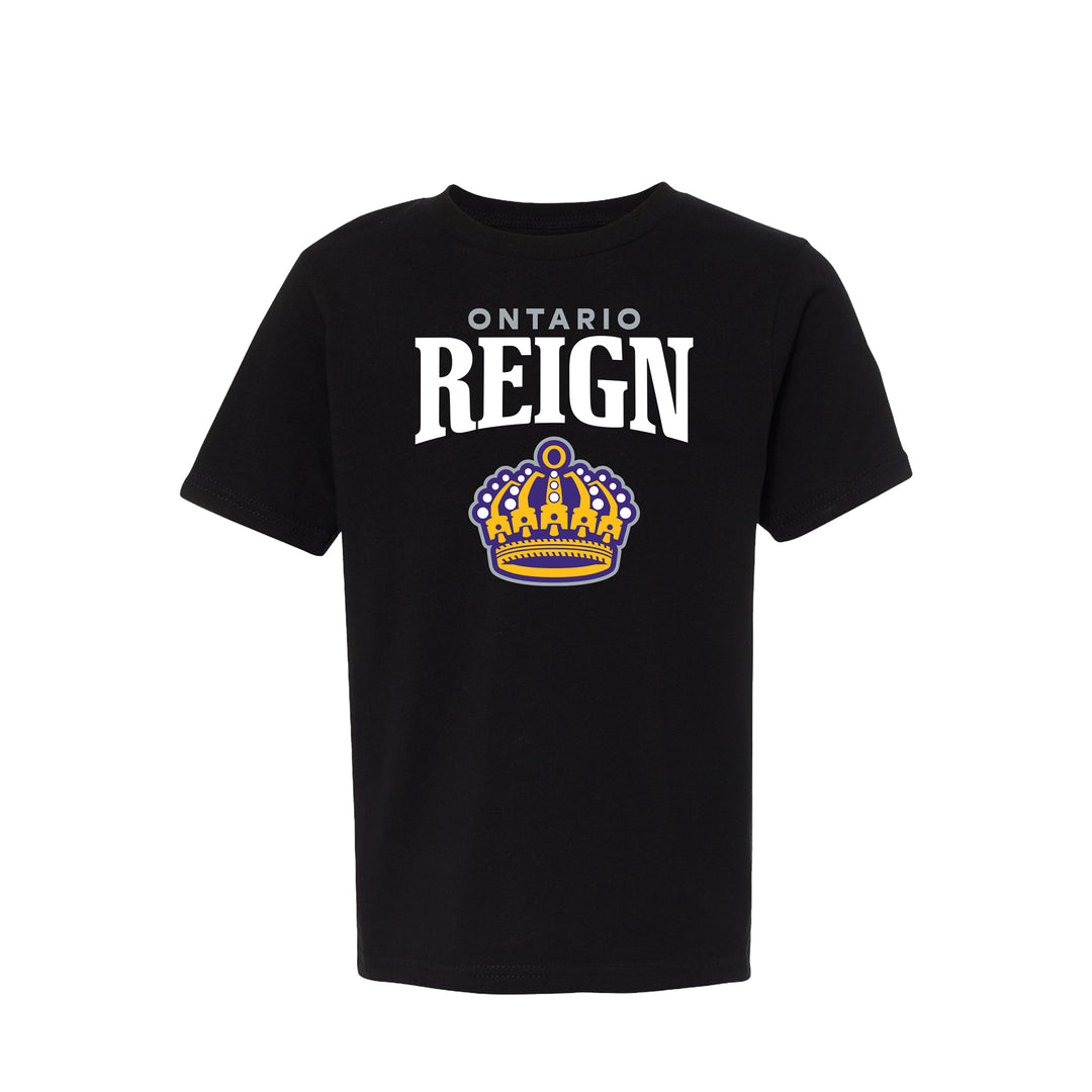 Front Wordmark Crown Kids Tee