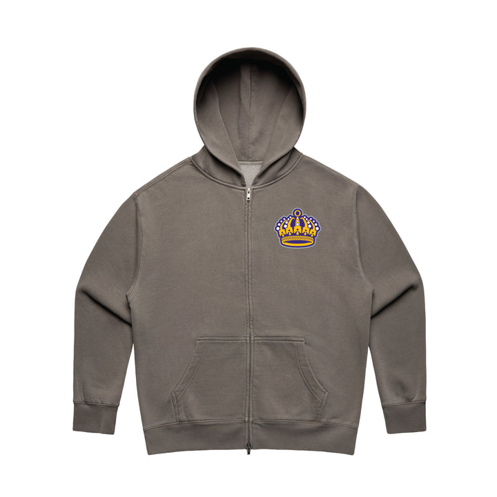 Crown Wordmark Womens Zip Hood