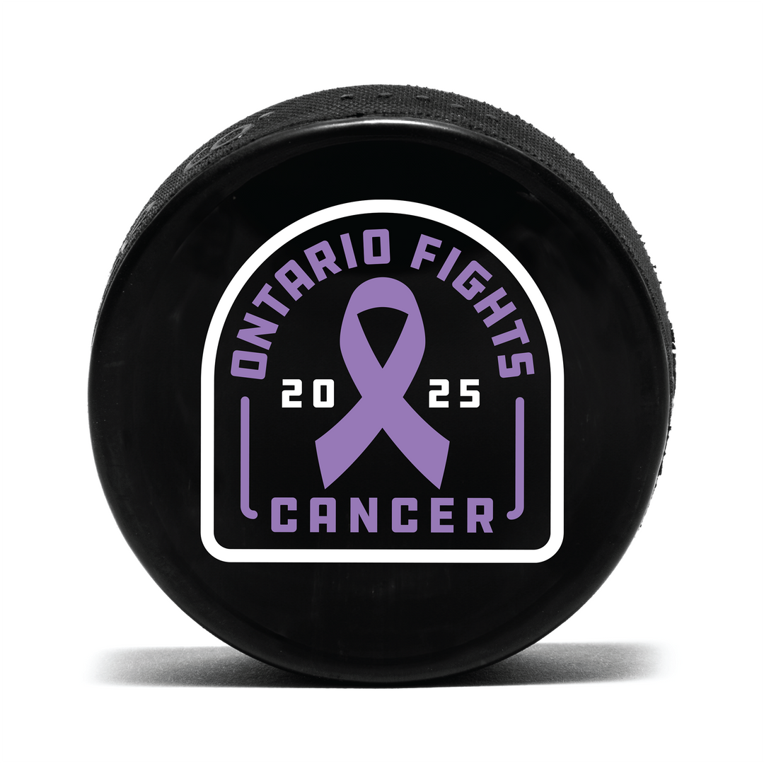 Hockey Fights Cancer 25 Hockey Puck