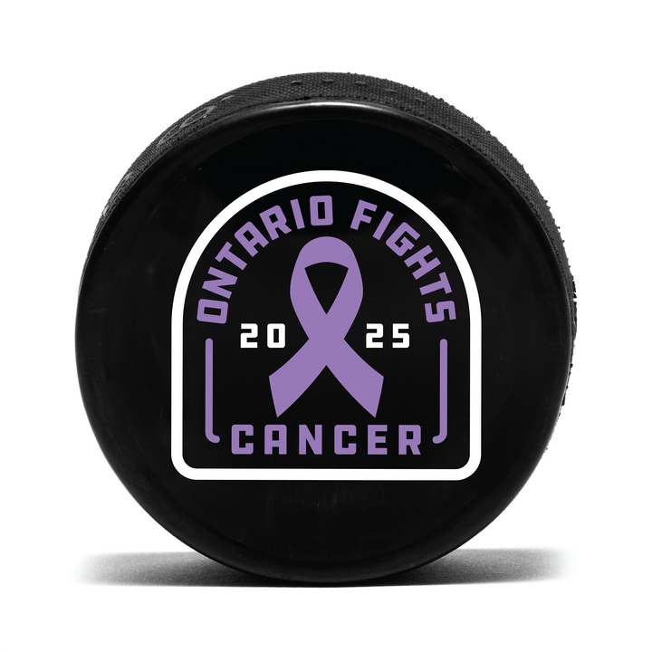 Hockey Fights Cancer 25 Hockey Puck