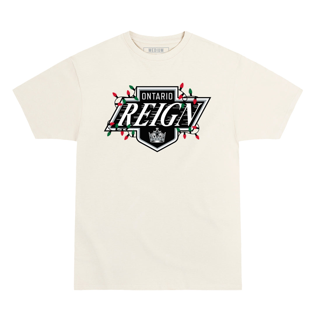 Reign Ringer Tee Primary Christmas Tee | Ontario Reign – Ontario Reign Shop