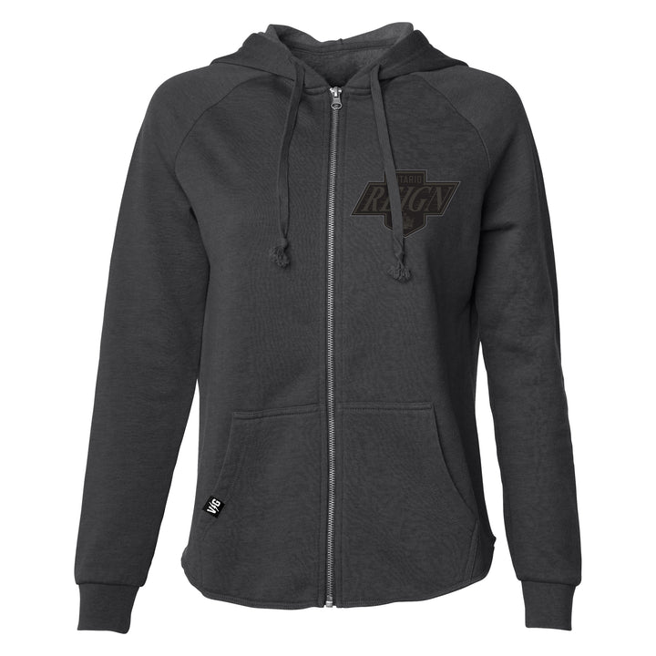 Blacked Out 24 Womens Zip Hood