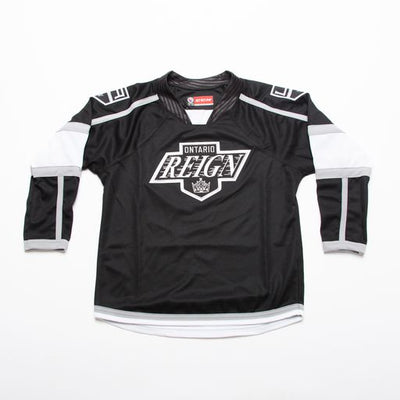 Ontario Reign Youth Quicklite Jersey - BLACK