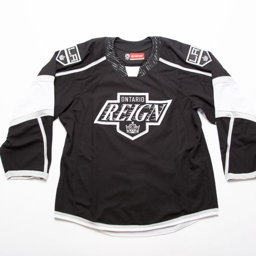 Ontario Reign Road Quicklite Authentic Jersey - BLACK