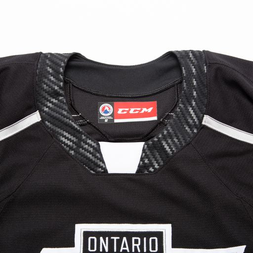 Ontario Reign Road Quicklite Authentic Jersey - BLACK