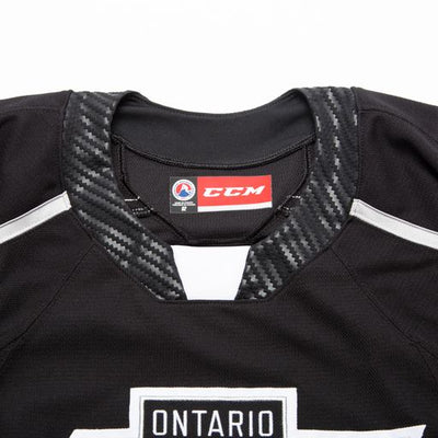 Ontario Reign Road Quicklite Authentic Jersey - BLACK