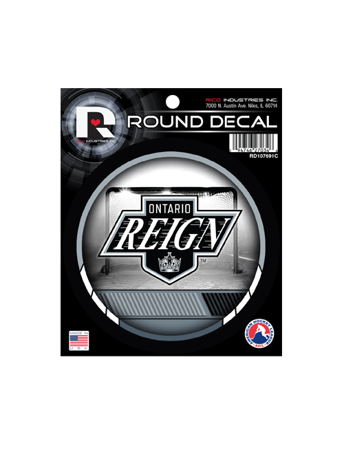Ontario Reign Round Vinyl Decal